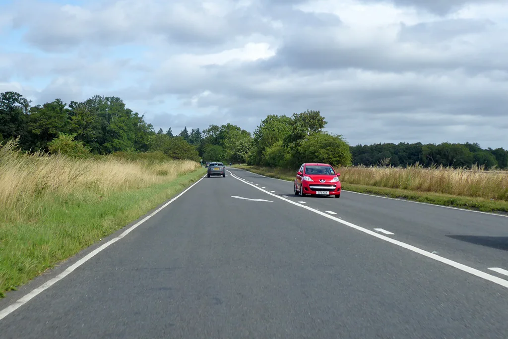 The A4074 towards Oxford, photographed before the new limits were introduced. Most of the corridor lost its 60mph national speed limit on 24 July 2026